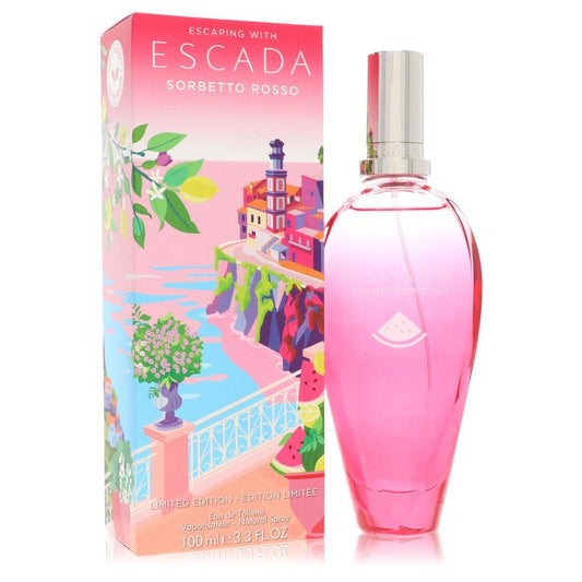 Escada Sorbetto Rosso by Escada - Eau De Toilette Spray (Limited Edition) 3.3 oz