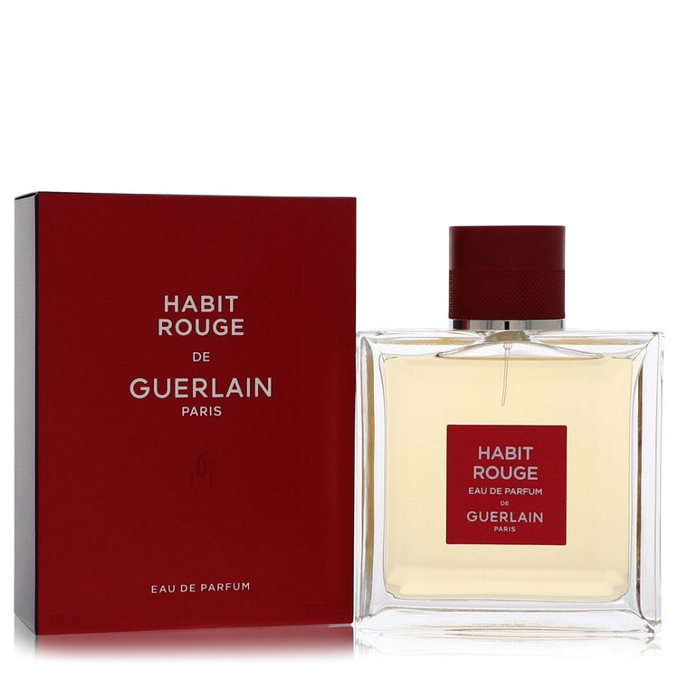 Habit Rouge by Guerlain - Eau De Parfum Spray 3.4 oz