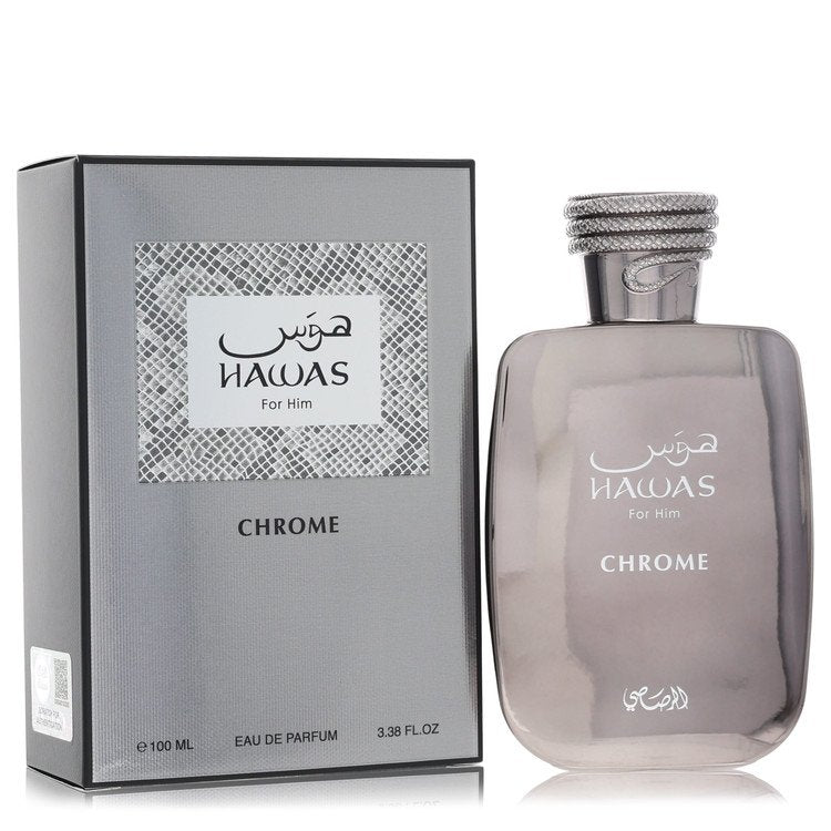 Hawas Chrome by Rasasi - Eau De Parfum Spray 3.4 oz