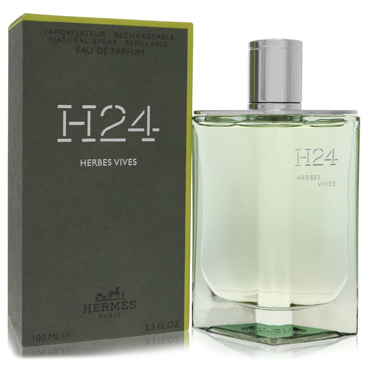 Hermes H24 Herbes Vives by Hermes - Eau De Parfum Refillable Spray 3.4 oz