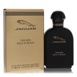 Jaguar Gold In Black by Jaguar - Eau De Toilette Spray 3.4 oz