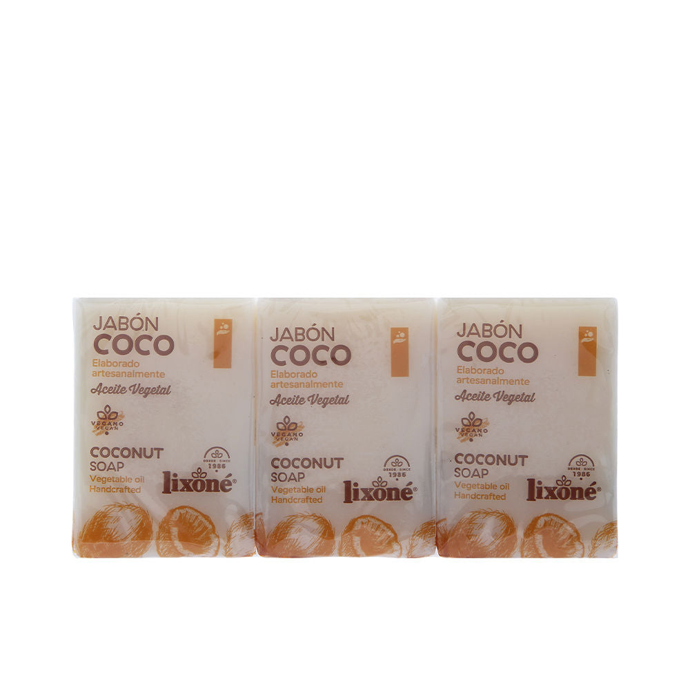 COCO jabÃ³n 100% natural 3 x 125 gr