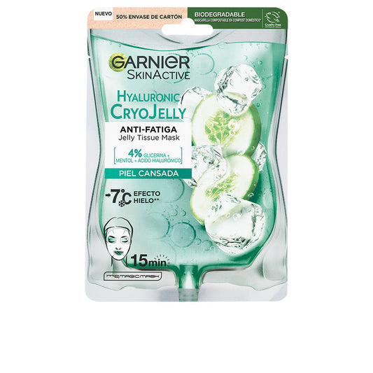 SKINACTIVE Hyaluronic Acid CryoJelly Anti-Fatigue Mask for Tired Skin, Ice Effect,