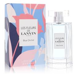 Les Fleurs De Lanvin Blue Orchid by Lanvin - Eau De Toilette Spray 3 oz