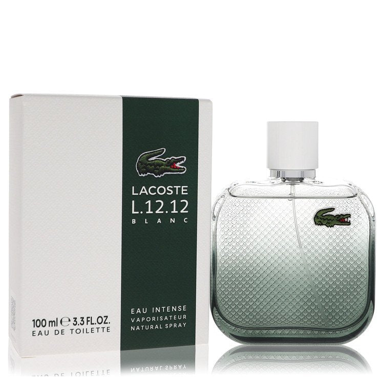 Lacoste Eau De Lacoste L.12.12 Blanc Eau Intense by Lacoste - Eau De Toilette Spray 3.3 oz