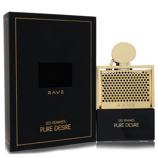 Lattafa Rave Pure Desire Gold by Lattafa - Eau De Parfum Spray 3.4 oz