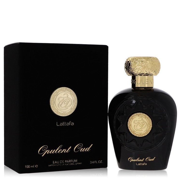 Lattafa Opulent Oud by Lattafa - Eau De Parfum Spray (Unisex) 3.4 oz