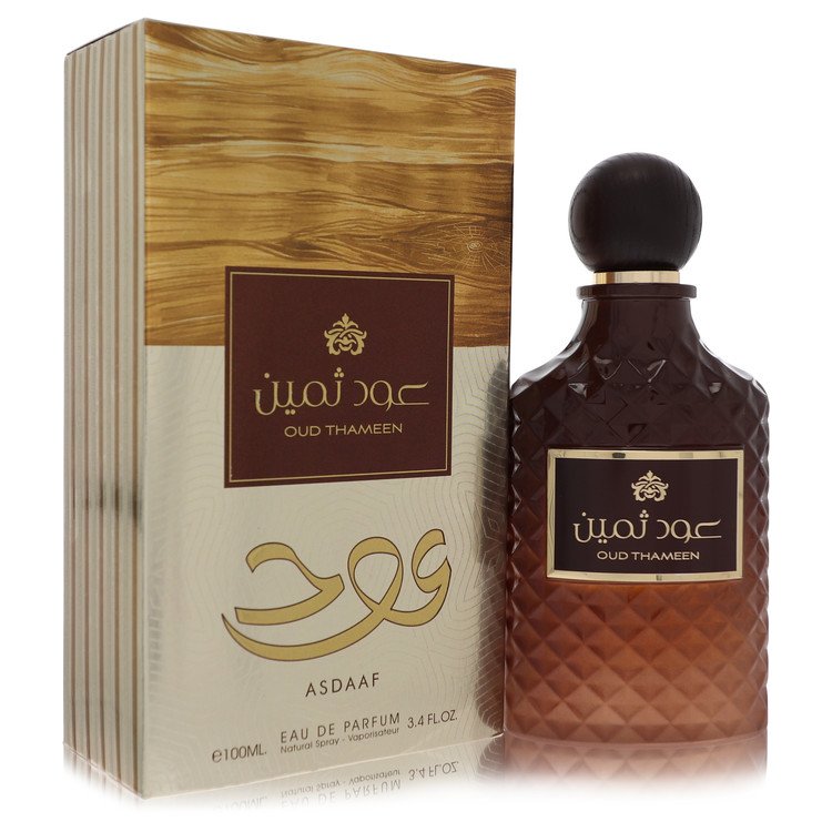 Lattafa Asdaaf Oud Thameen by Lattafa - Eau De Parfum Spray (Unisex) 3.4 oz