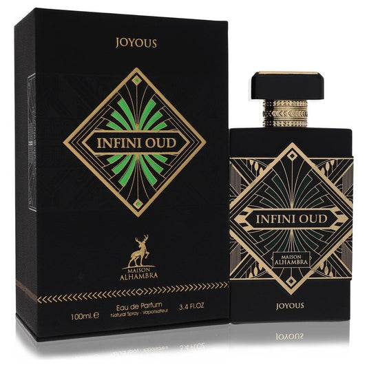 Maison Alhambra Infini Oud Joyous by Maison Alhambra - Eau De Parfum Spray (Unisex) 3.4 oz