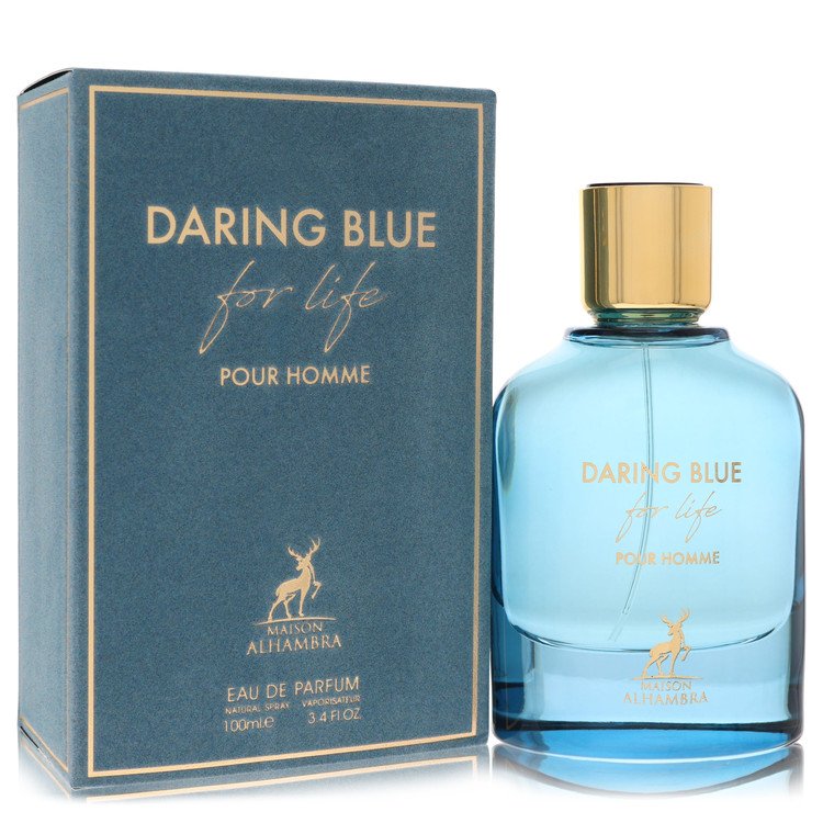 Maison Alhambra Daring Blue For Life by Maison Alhambra - Eau De Parfum Spray 3.4 oz