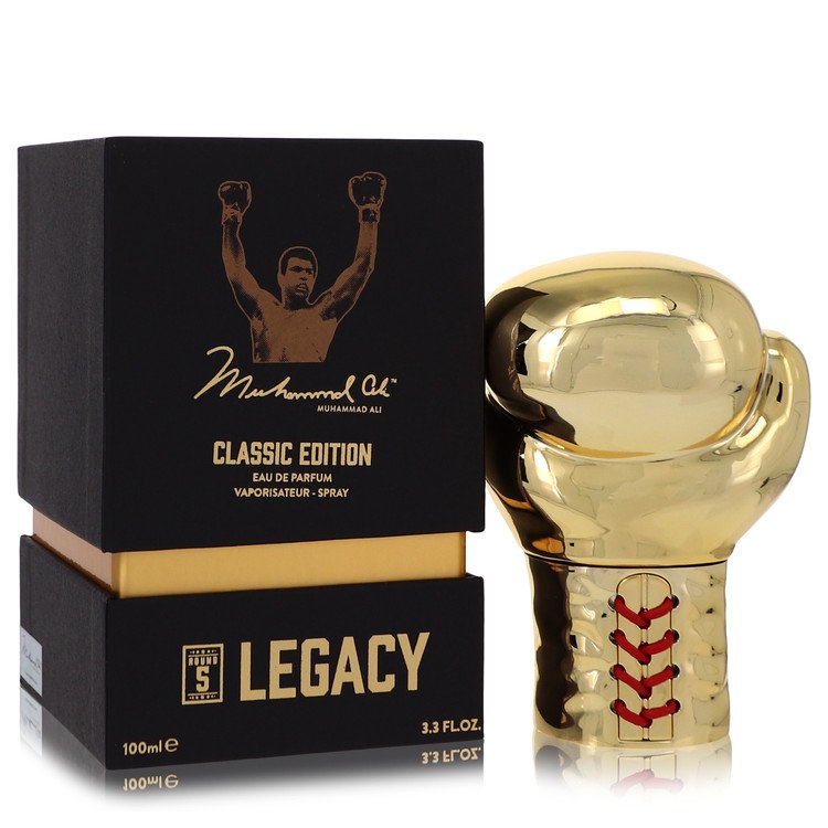 Muhammad Ali Legacy Round 5 by Muhammad Ali - Eau De Parfum Spray (Classic Edition) 3.3 oz