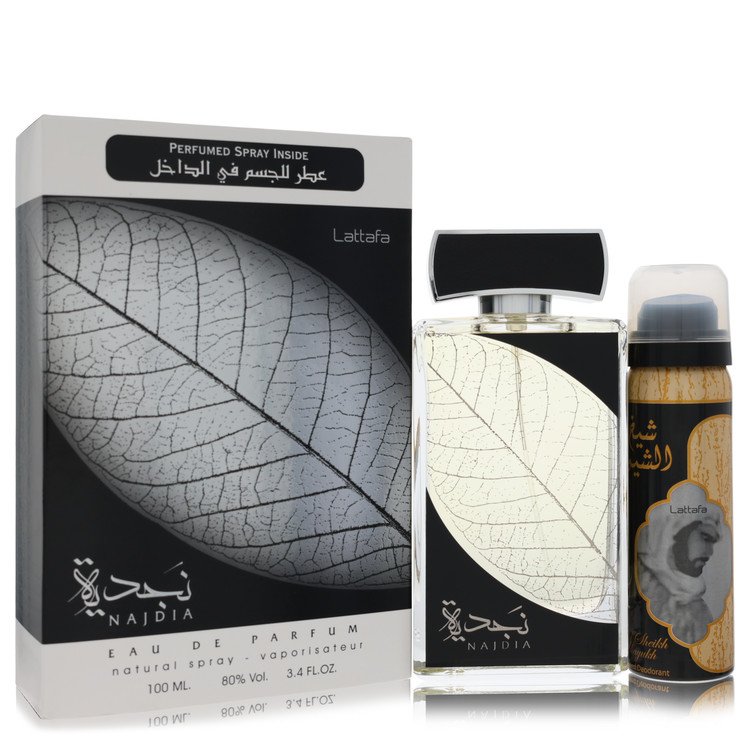 Najdia par Lattafa - Eau de Parfum en spray 100 ml + Déodorant 50 ml
