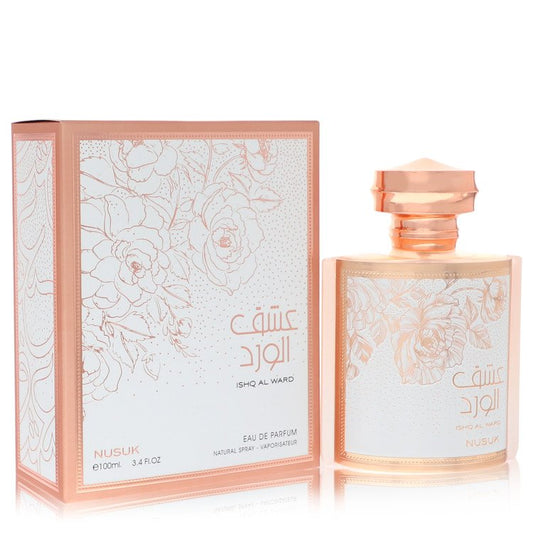 Nusuk Ishq Al ward by Nusuk - Eau De Parfum Spray (Unisex) 3.4 oz