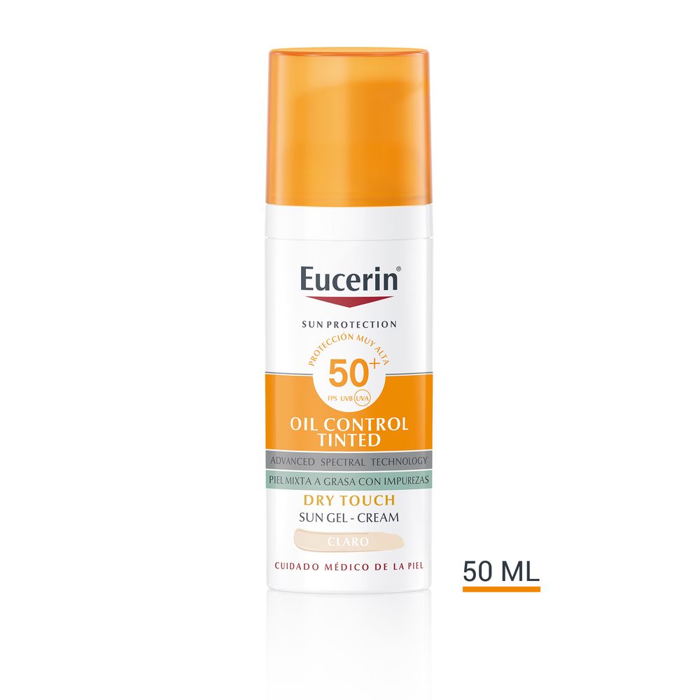 SUN PROTECTION oil control dry touch gel-cream color SPF50+ #light 50 ml