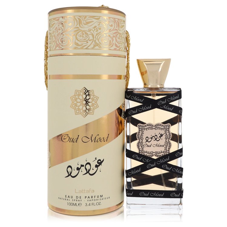 Lattafa Oud Mood by Lattafa - Eau De Parfum Spray (Unisex) 3.4 oz