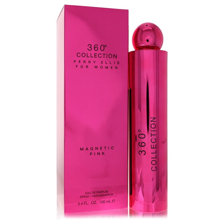 Perry Ellis 360 Collection Magnetic Pink by Perry Ellis - Eau De Parfum Spray 3.4 oz
