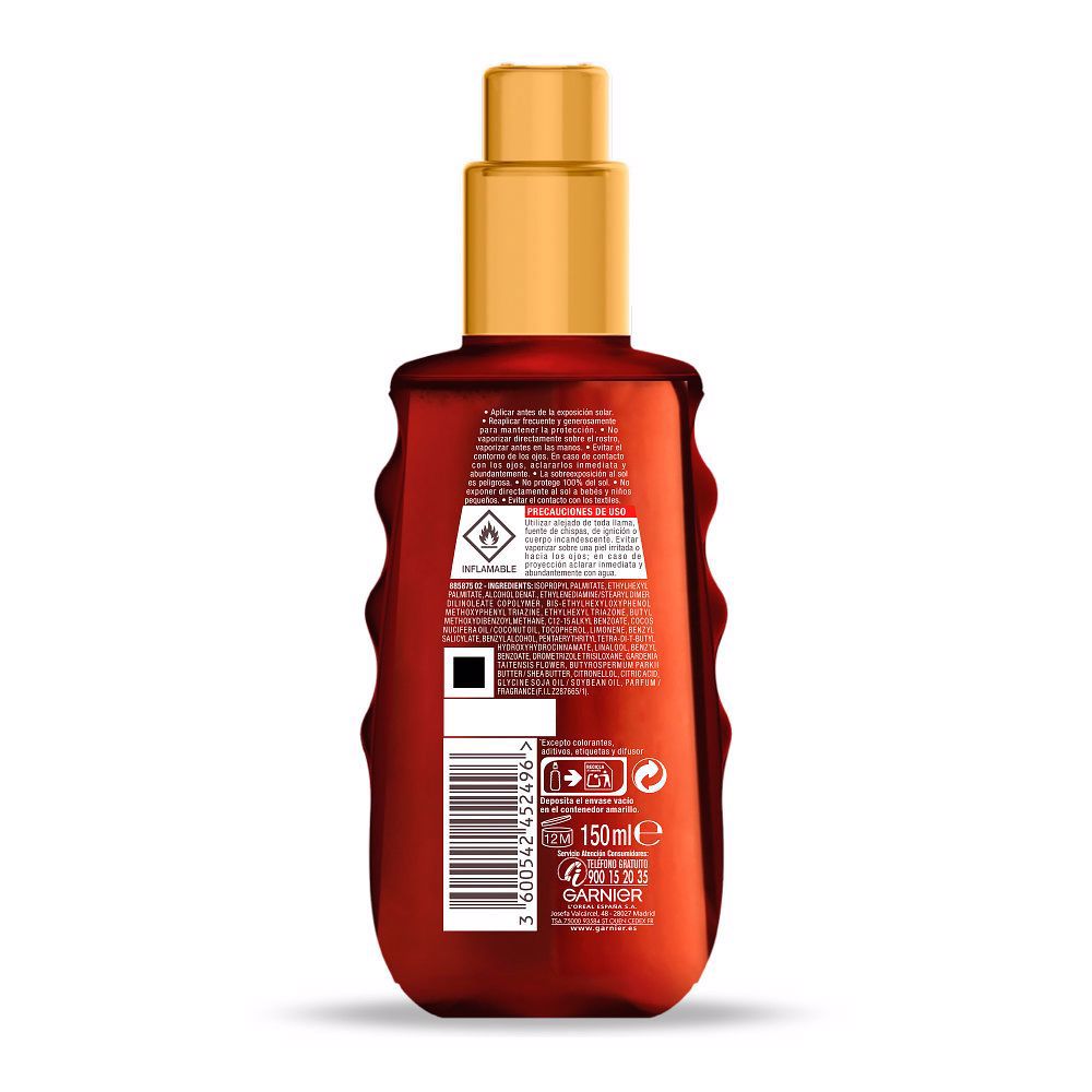 ACEITE PROTECTOR dorado sublime SPF20 spray 150 ml