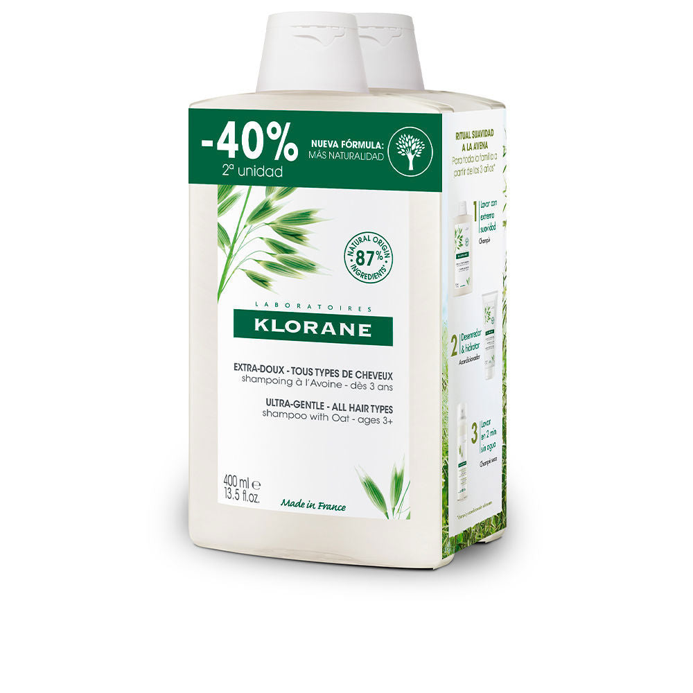 A LA LECHE DE AVENA champÃº extrasuave duo 2 x