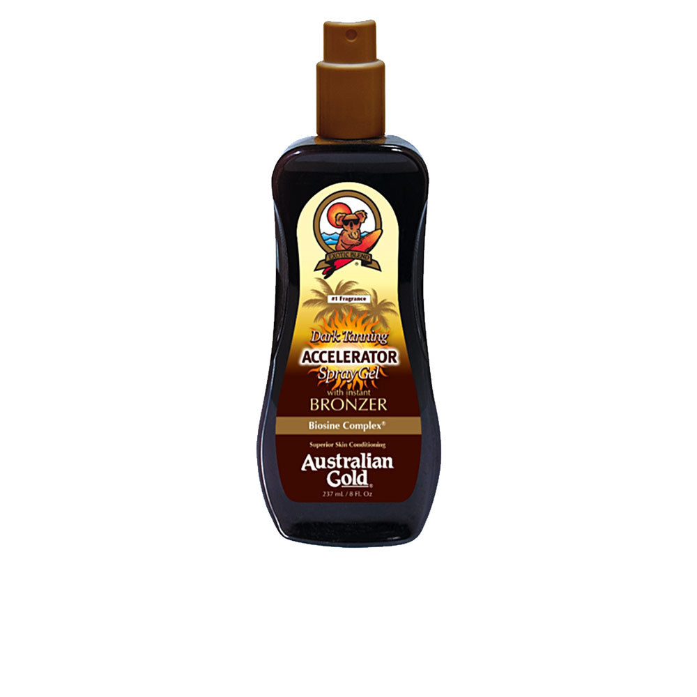 ACCELERATOR with bronzer spray gel