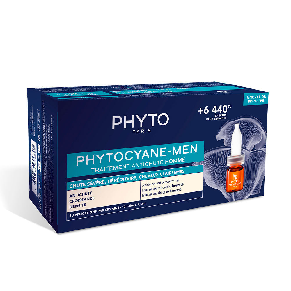 PHYTOCYANE-MEN tratamiento anticaÃ­da hombre 12 x