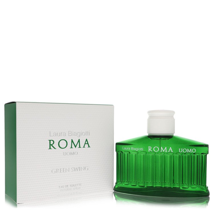 Roma Uomo Green Swing von Laura Biagiotti – Eau de Toilette Spray 200 ml
