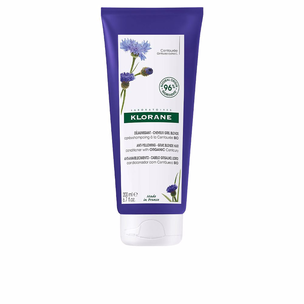 A LA CENTAUREA BIO anti-yellowing conditioner for gray and blonde hair