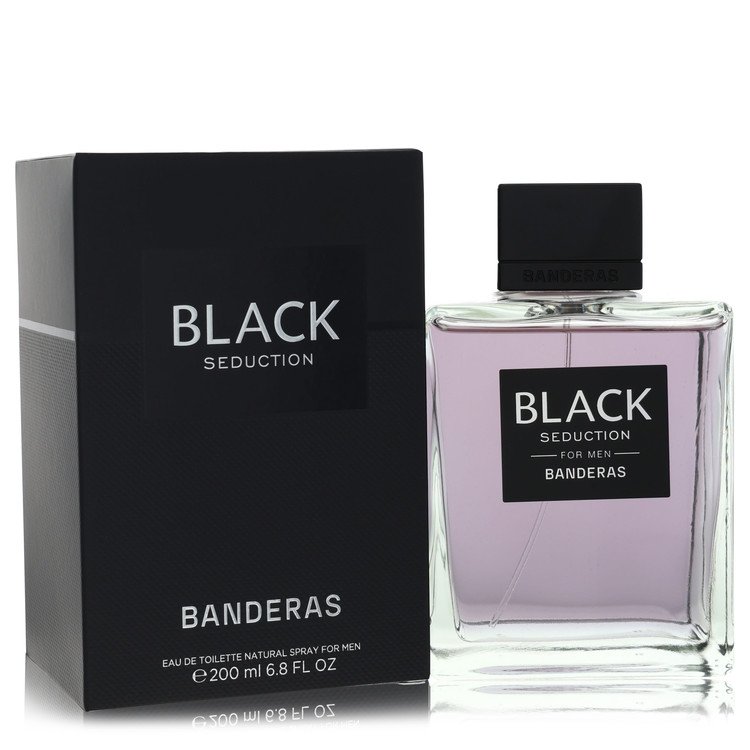 Seduction In Black by Antonio Banderas - Eau De Toilette Spray 6.8 oz