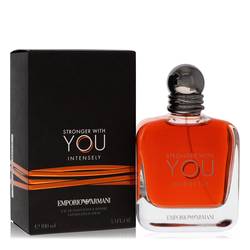Stronger With You Intensely by Giorgio Armani - Eau De Parfum Spray 3.4 oz