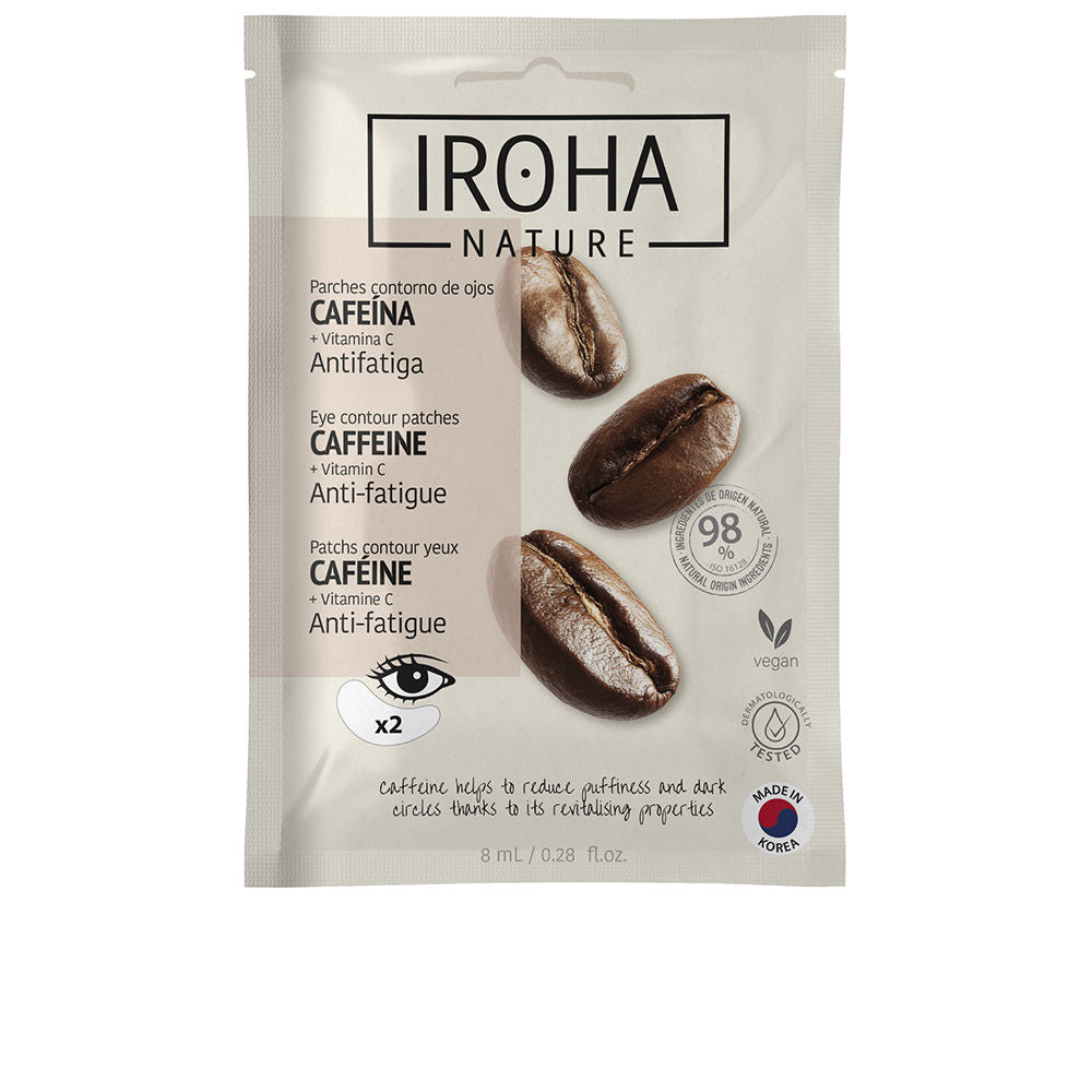 Caffeine eye contour patches