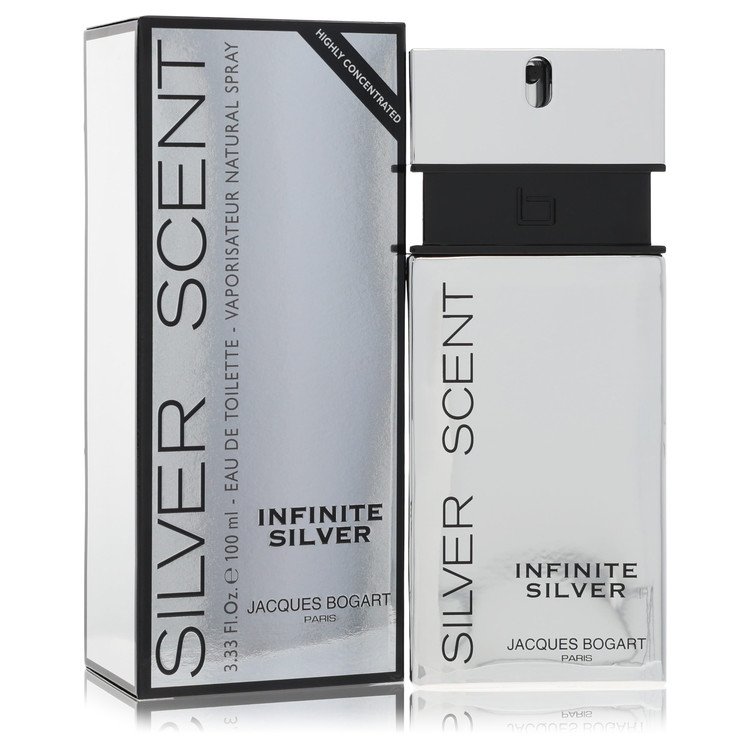 Silver Scent Infinite Silver by Jacques Bogart - Eau De Toilette Spray 3.3 oz