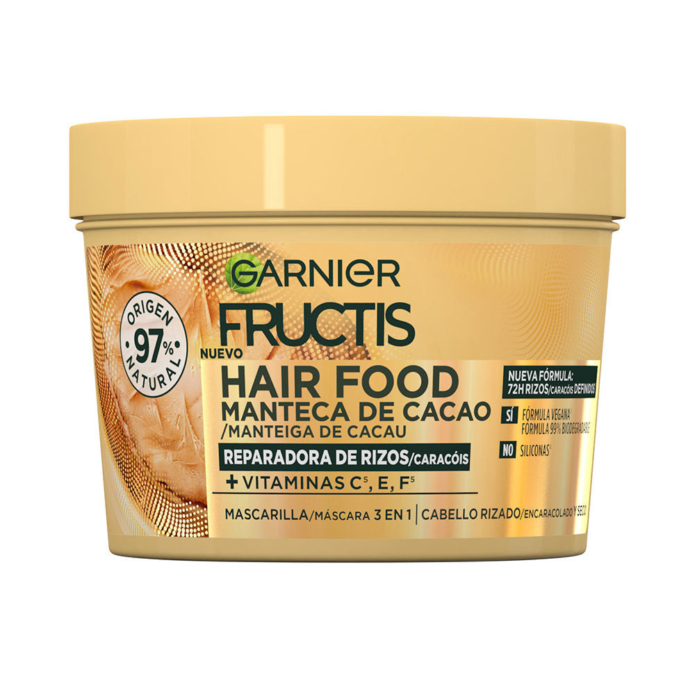 FRUCTIS HAIR FOOD COCOA BUTTER nourished curl mask 390 ml