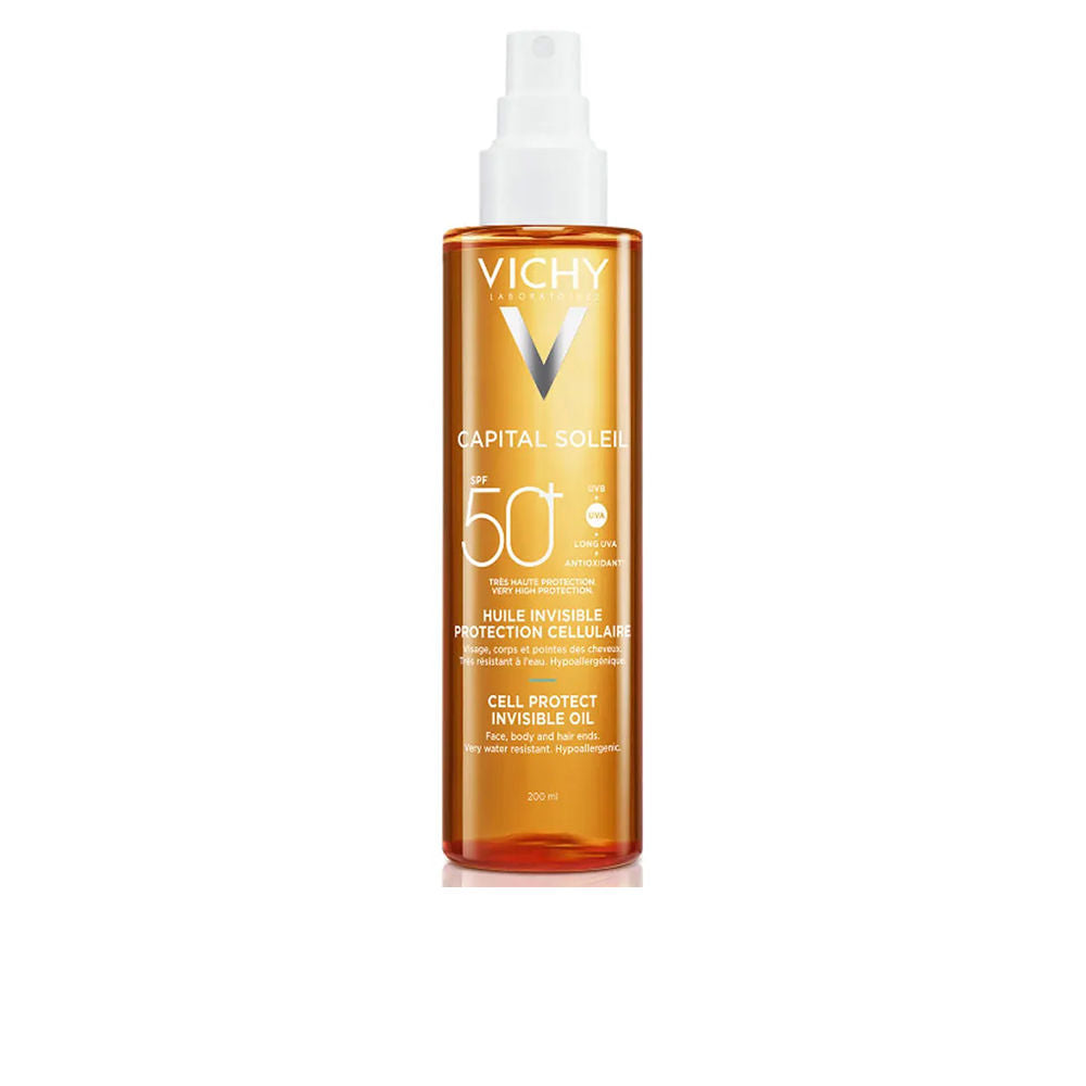 CAPITAL SOLEIL CELL PROTECT invisible photoprotective sun oil SPF50+ 200 ml