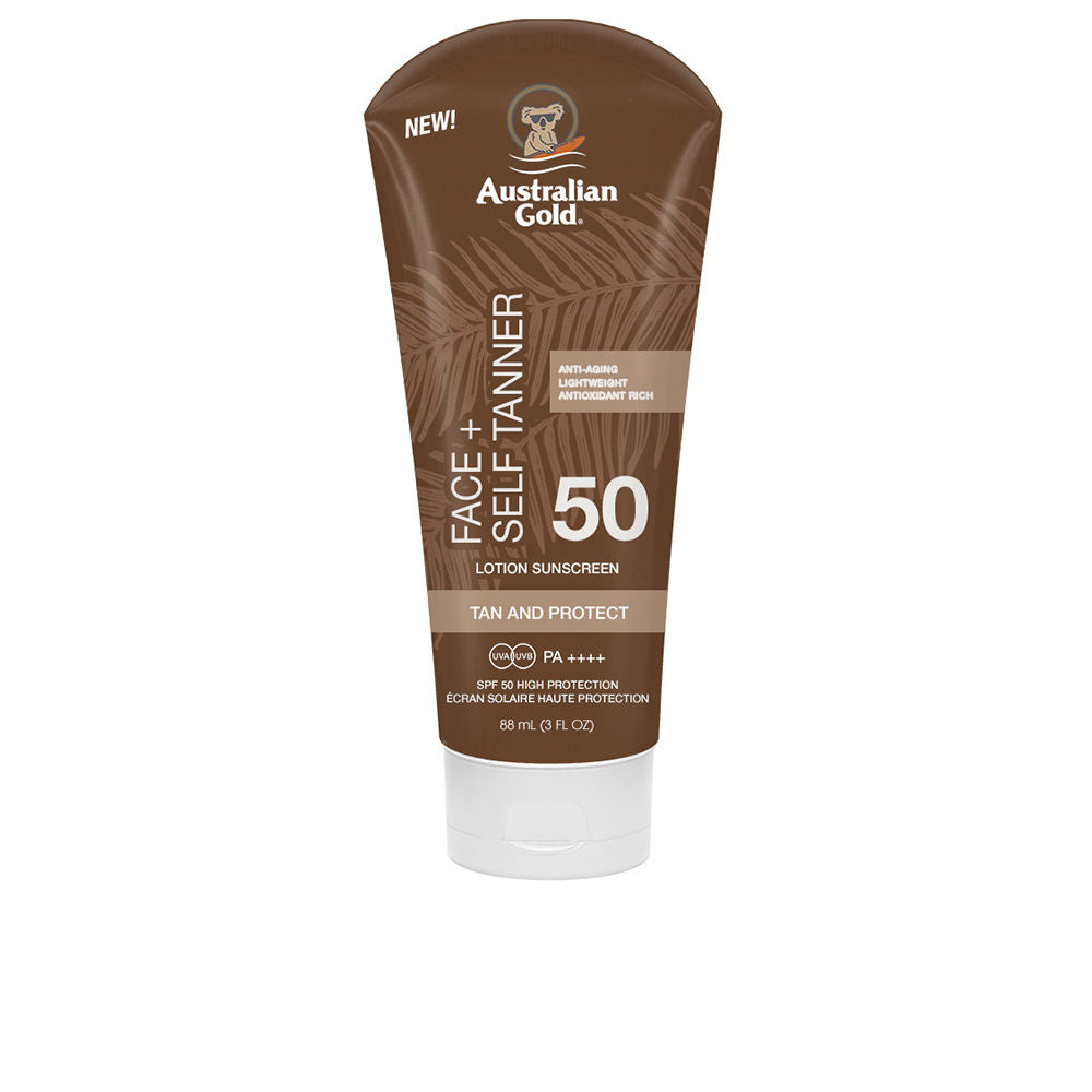 FACE SELF TANNER SPF50 sunscreen