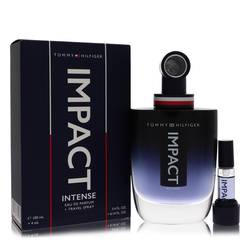 Tommy Hilfiger Impact Intense by Tommy Hilfiger - Eau De Parfum Spray + 0.14 Travel Spray 3.4 oz