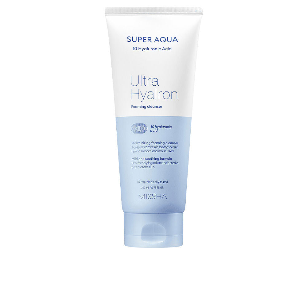 SUPER AQUA ultra hyalron foaming cleanser