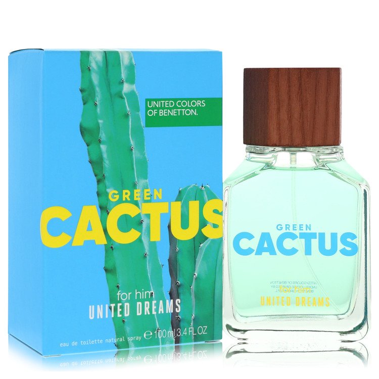 United Dreams Green Cactus by Benetton - Eau De Toilette Spray 3.4 oz