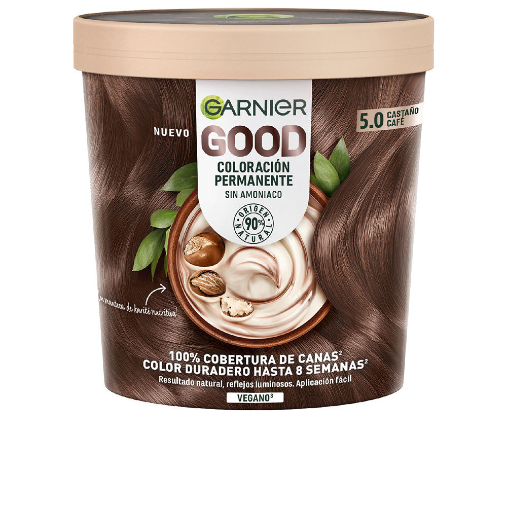 GOOD permanent color #5.0 brown coffee 217 ml