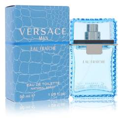 Versace Man by Versace - Eau Fraiche Eau De Toilette Spray (Blue) 1 oz