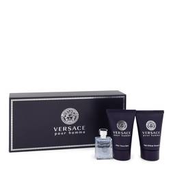 Versace Pour Homme by Versace - Gift Set -- 3.4 oz Eau De Toilette Spray + 3.4 oz Shower Gel
