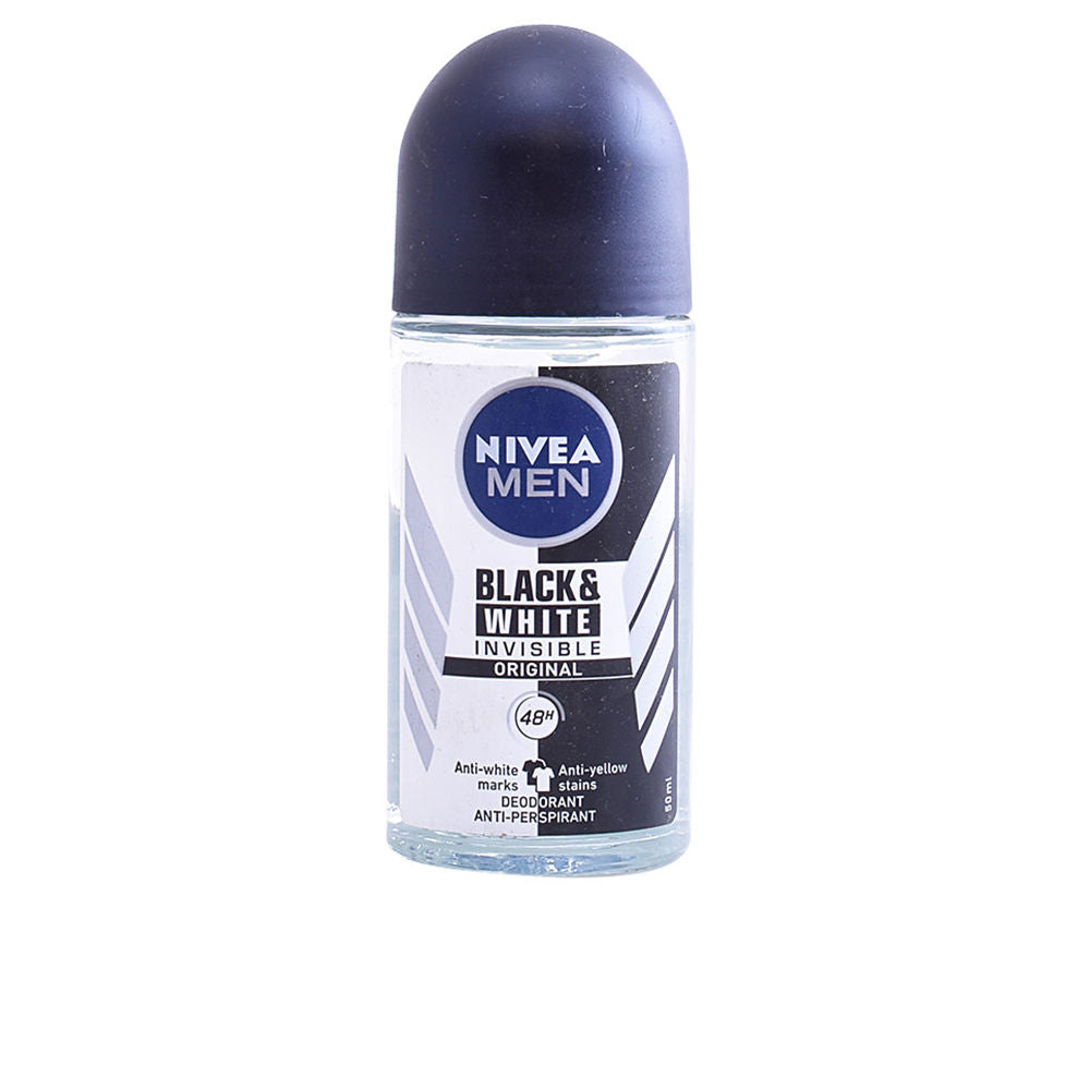 MEN BLACK & WHITE INVISIBLE deo roll-on