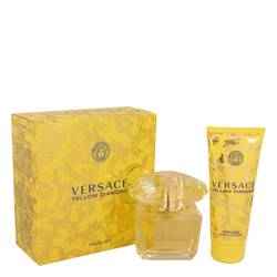 Versace Yellow Diamond by Versace - Gift Set -- 3 oz Eau De Toilette Spray + 3.4 oz Body lotion