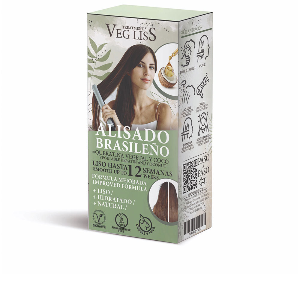 VEG LISS Brazilian straightening with vegetable keratin and coconut
