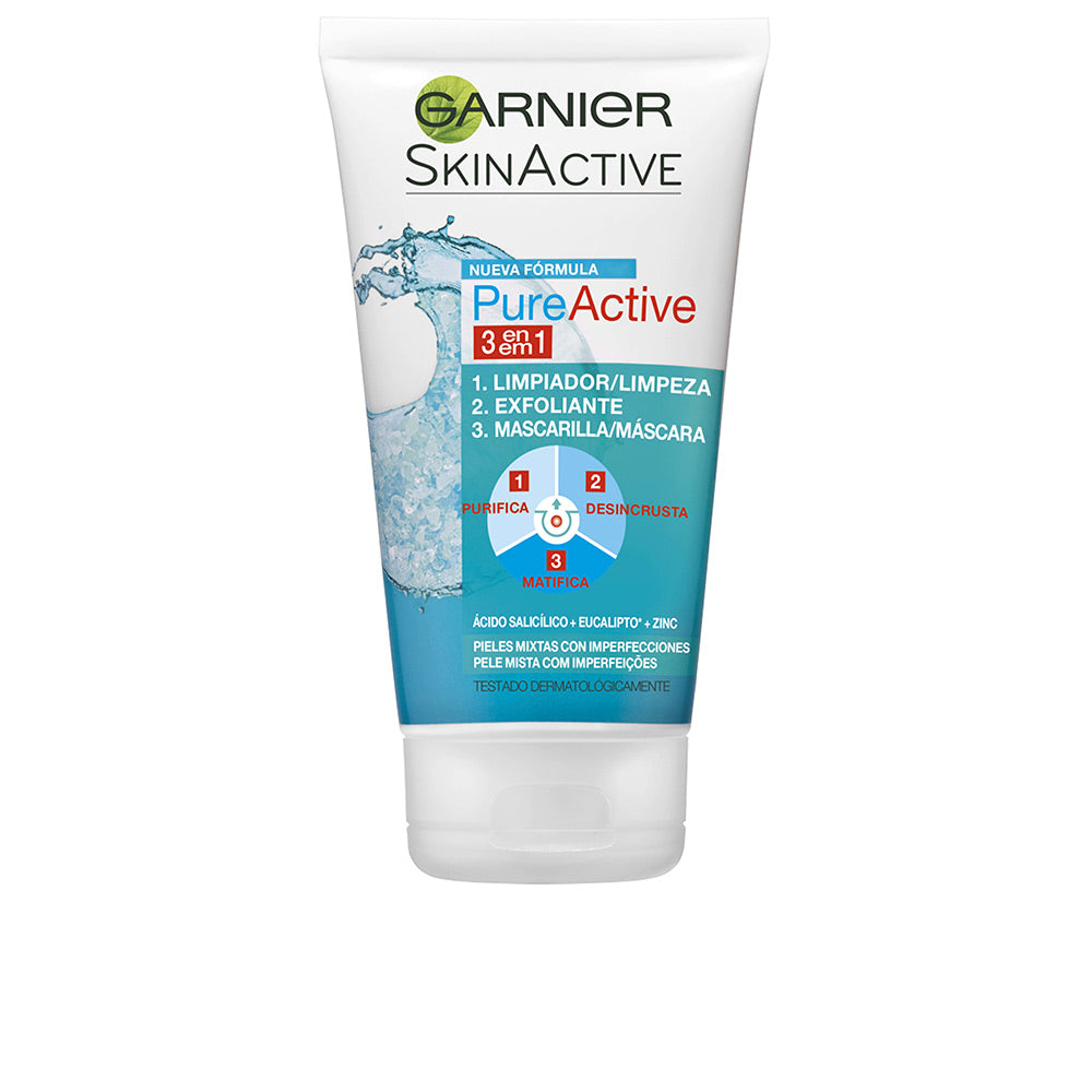 PURE ACTIVE 3-in-1 Cleanser for Combination Skin with Imperfections 150 ml Gel