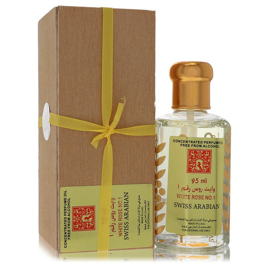 White Rose No 1 by Swiss Arabian - Concentrated Perfume Oil Free From Alcohol (Unisex) 3.21 oz