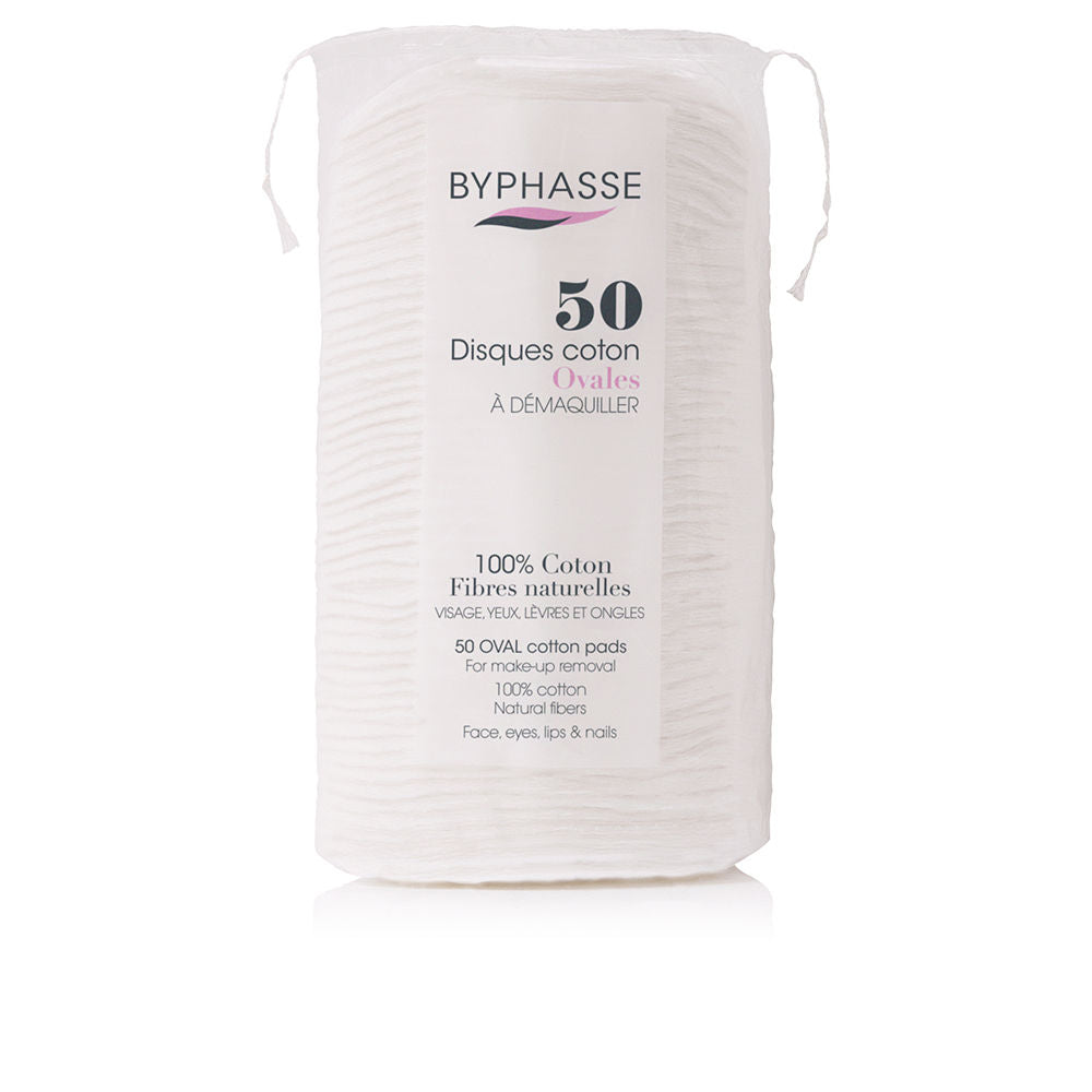 Oval make-up remover COTTON DISCS