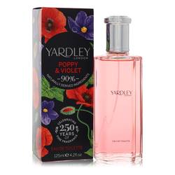 Yardley Poppy & Violet by Yardley London - Eau De Toilette Spray 4.2 oz