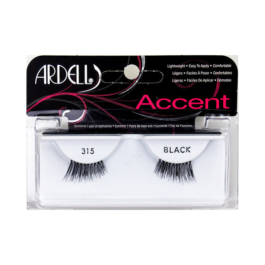 ACCENT eyelashes #315-black 1 u