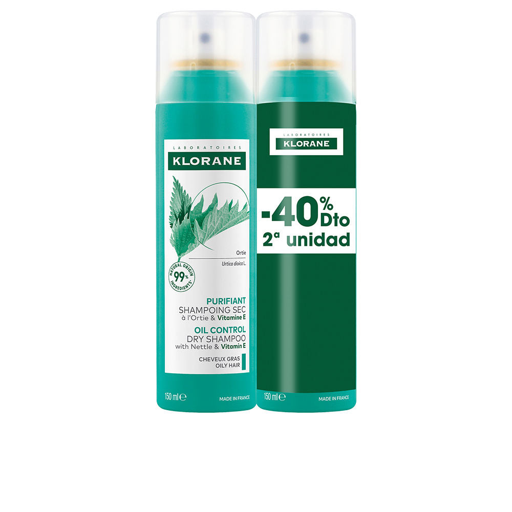 A LA ORTIGA sebum-regulating dry shampoo for oily hair pack 2 x
