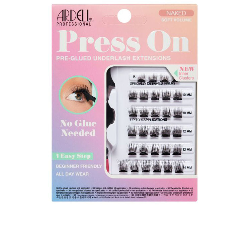 ARDELL PRESS ON pre-glued underlash extensions #naked soft volume 30 u