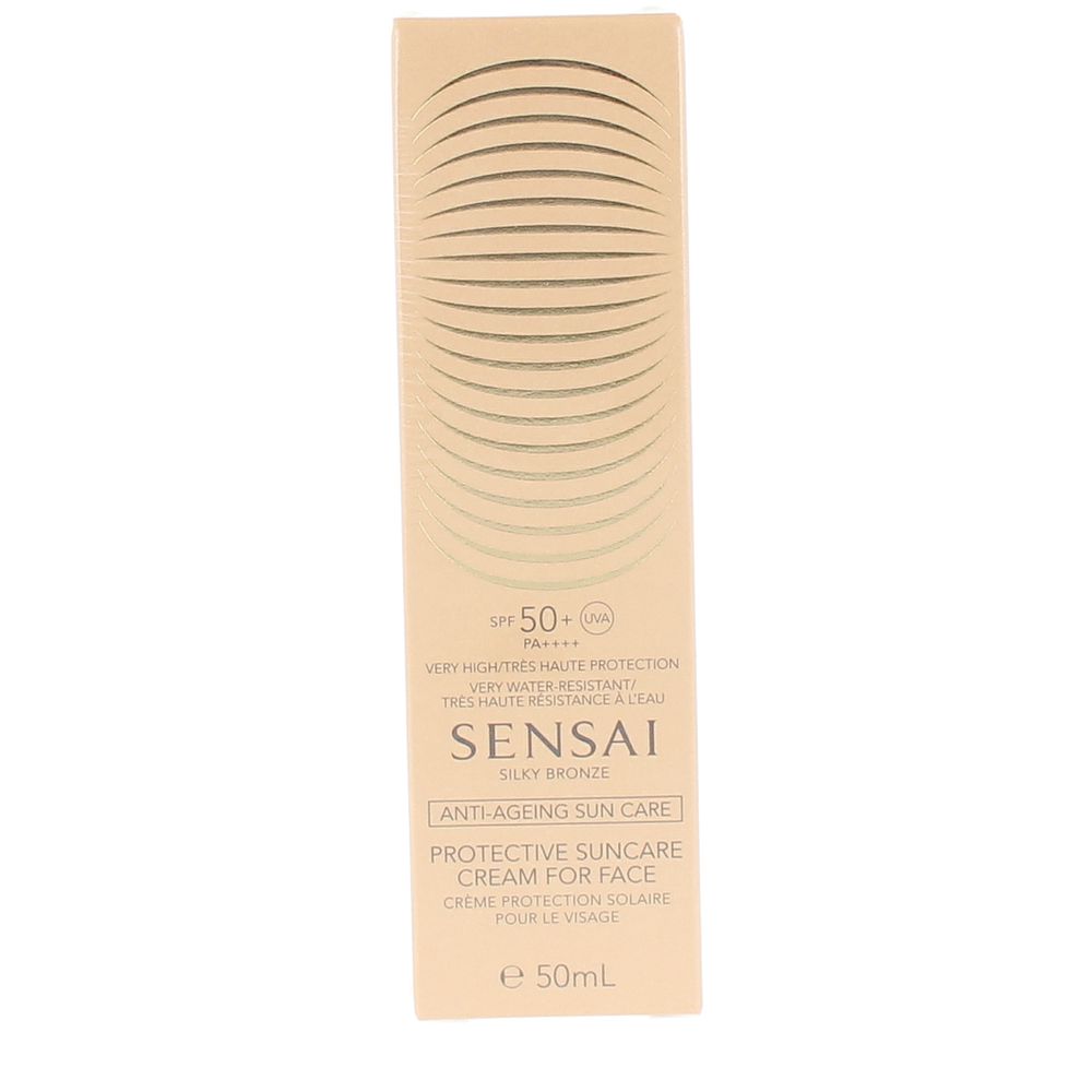 SILKY BRONZE protective suncare cream for face SPF50+